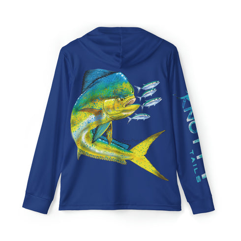Carey Chen Mahi Mahi Men's Light Weight Moisture Wicking Long Sleeve Shirt. UPF 50+